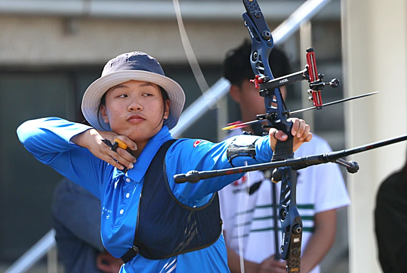 「最強高中生」許芯慈很有機會取得亞運代表權。郭運復攝
