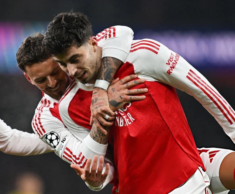 暌違357天哈弗茲(Kai Havertz)重返先發獲1進球1助攻。摘自官方推特