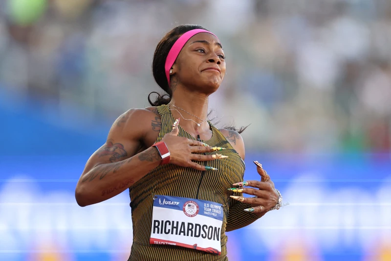 奧運短跑金牌得主、美國短跑天后理查森（Sha'Carri Richardson）又出事了！ 法新社