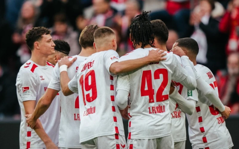 科隆主場超猛!聯賽至今主場均場進1.89球,全隊已有10人開胡。摘自科隆推特