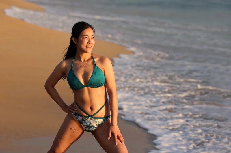 國境之南的暖陽，讓IVY備感身心舒暢。特約記者郭運復攝