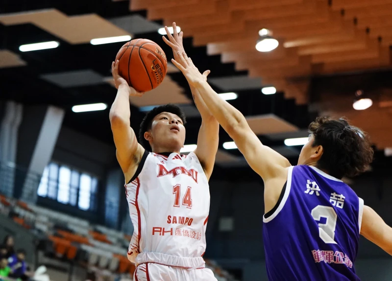 臺師莊政隆18分13籃板15助攻單季第3度大三元。大專體總提供