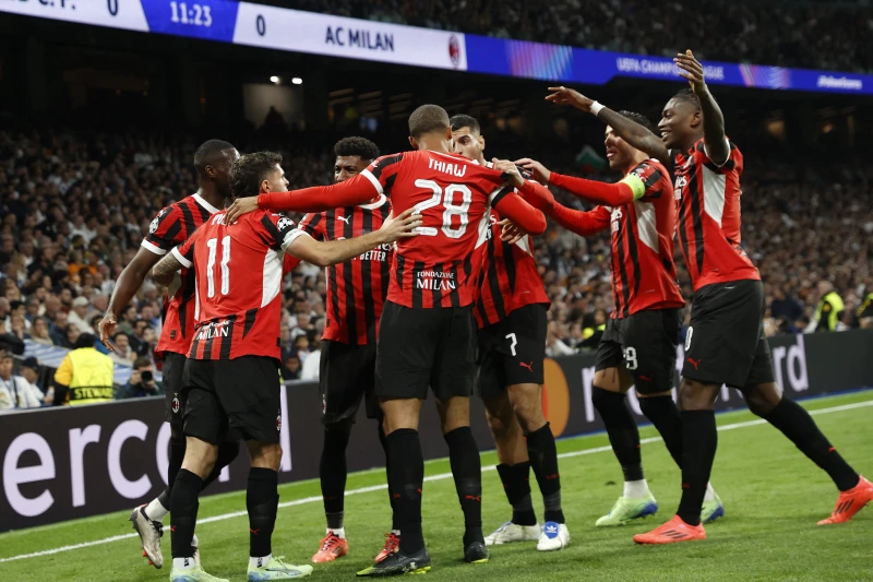 AC米蘭本季聯賽22場，領先時贏球率76%，超會守住優勢！法新社