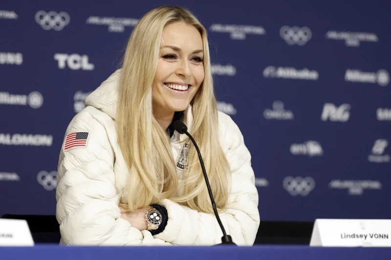 韌帶撕裂的美國滑雪女神 (Lindsey Vonn)仍執意參加冬奧。法新社