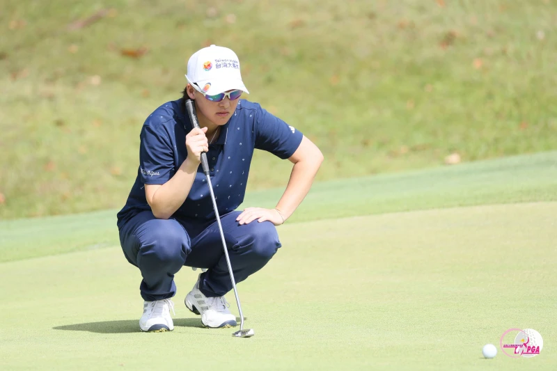 李旻第一回合打出69桿-3的成績暫時並列第六。Tlpga提供／葉勇宏攝