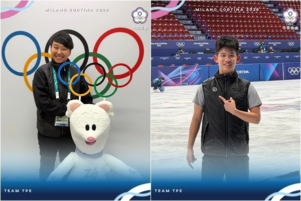 中華冬奧隊將由林欣蓉(左)跟李宇翔掌旗第81位進場。合成照片　