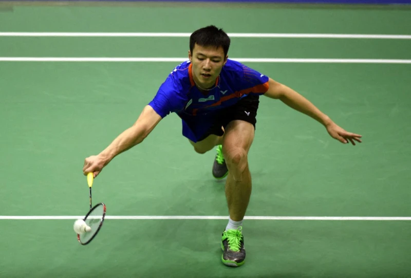 對中國僅王子維拿下唯一1點。法新社