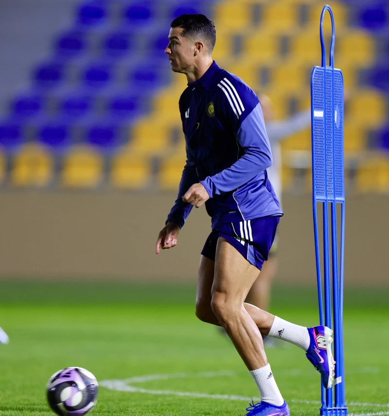 C羅納度（Cristiano Ronaldo）自行po出已回歸艾納斯（Al-Nassr）訓練的照片。摘自C.羅推特