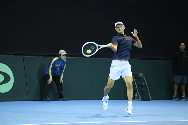 吳東霖兩天發球局都沒被破發。海碩整合行銷提供