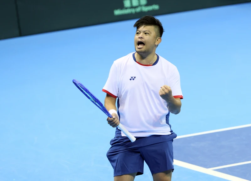 挺著身體不適，謝政鵬幫中華隊拿下第三點。海碩整合行銷提供