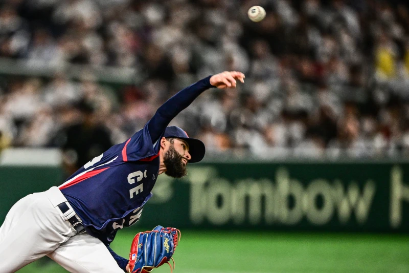 捷克的薩多利亞（Ondrej Satoria）在上屆經典賽預賽時三振過大谷翔平等強棒。法新社