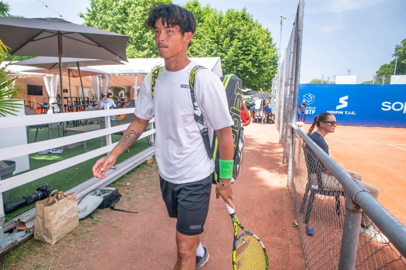 台灣雙打一哥何承叡的台德組合力克大會第3種子組合晉鹿特丹公開賽8強。法新社