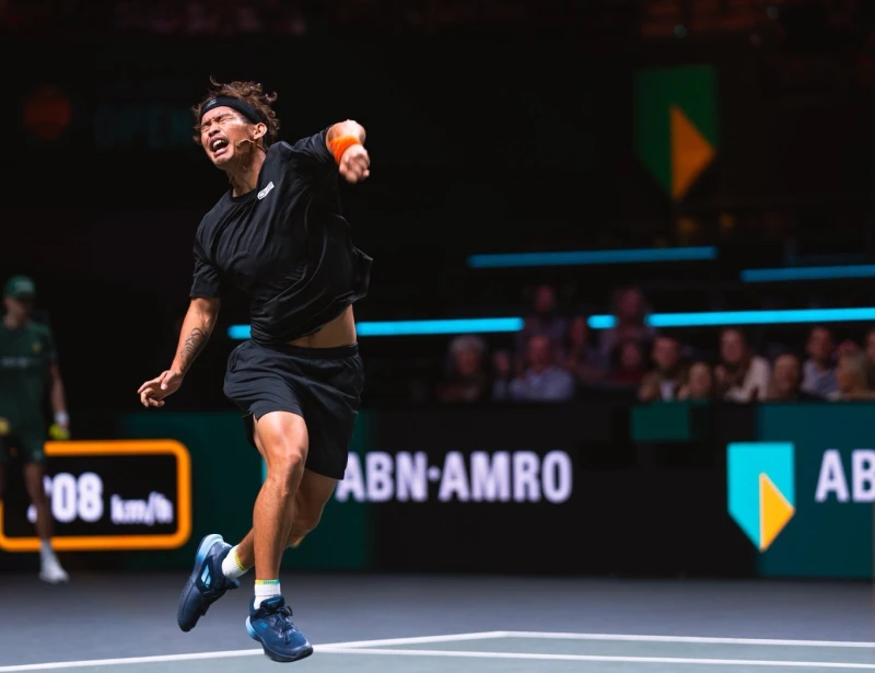 何承叡成台灣男網史上首次闖進ATP500決賽。摘自官方推特