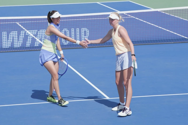 詹皓晴組合晉杜拜女雙16強。劉雪貞提供