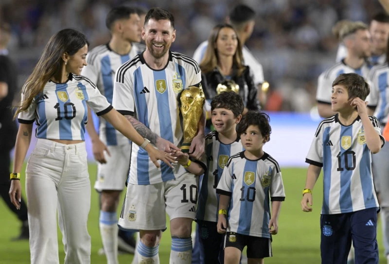 梅西幾乎很少有花邊新聞。法新社