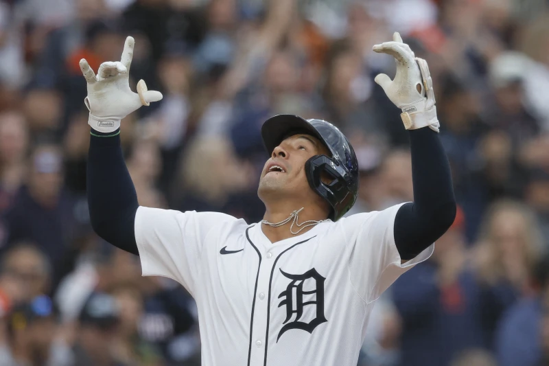 底特律老虎外野手瓊斯（Jahmai Jones）即將為韓國隊出征經典賽。法新社