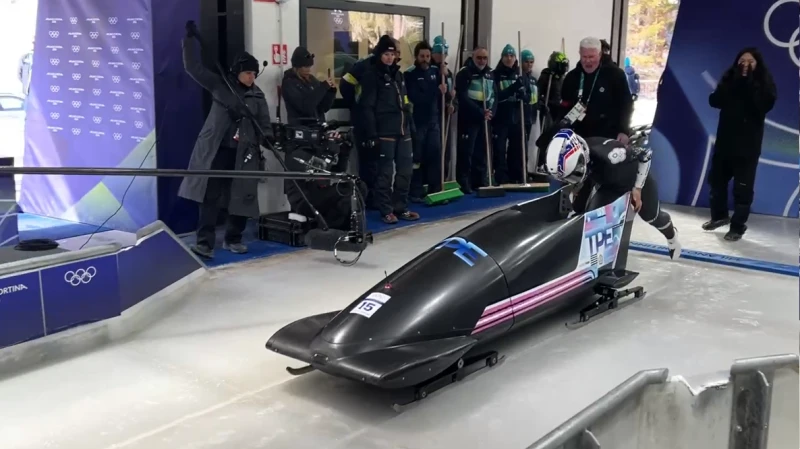 投入雪車訓練大概兩年的林欣蓉三趟總成績以3分02秒27排在21名。中華奧會提供