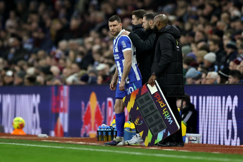 布萊頓的40歲老將米爾納（James Milner）創下英超出賽紀錄。法新社