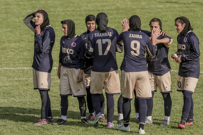 伊朗女足今年將第二度參加亞洲盃。法新社