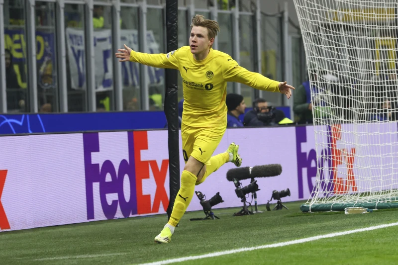 過去曾效力AC米蘭的豪格（Jens Petter Hauge）1進球1助攻打敗國米。法新社