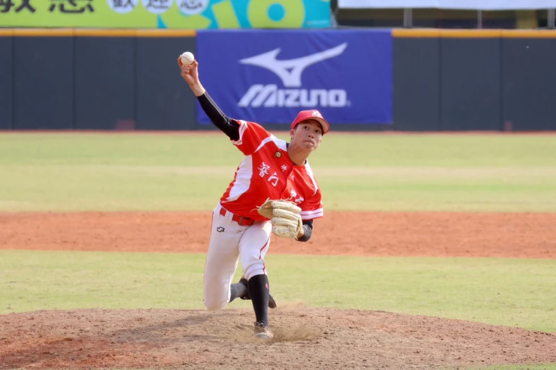 陳宥銘後援穩守率普門重返4強。 學生棒聯提供