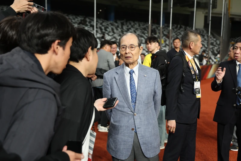 王貞治。記者李天助攝