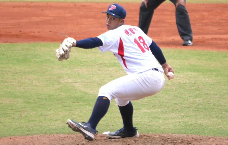 蔡辰瀧4強上演完封秀。吳敏欣攝