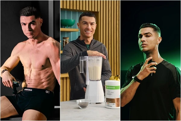 C羅的副業收入已經超過20億台幣。合成照片