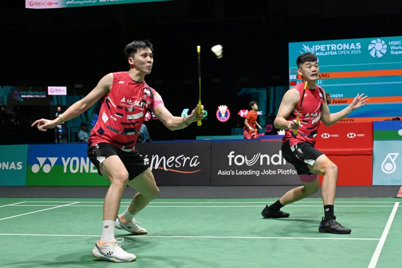 世界第11王齊麟／邱相榤組合德國賽止於4強。法新社