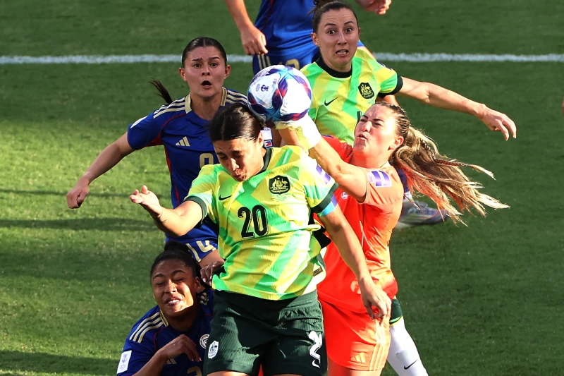 頭號球星兼隊長柯爾（Sam Kerr）進致勝球。法新社