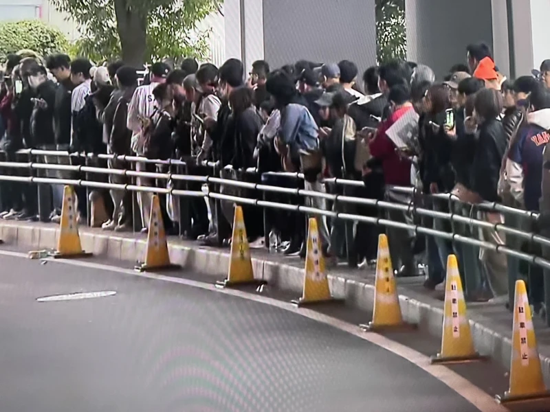 日本球迷擠爆京瓷巨蛋。取自Miyazaki Broadcasting