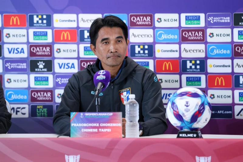 中華女足總教練查克摩爾。中華足協提供