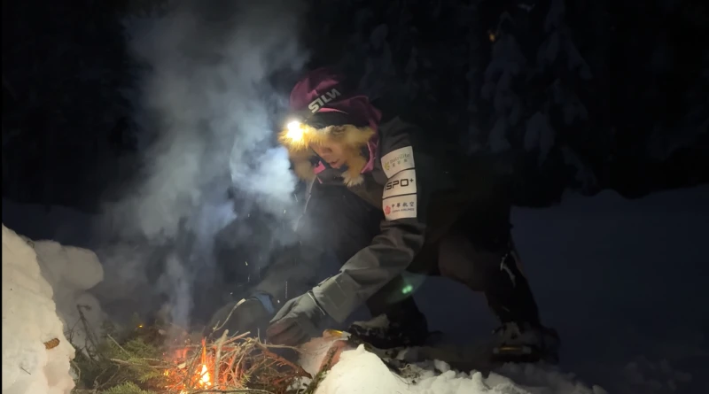 陳彥博途中一度出現幻覺。陳彥博提供