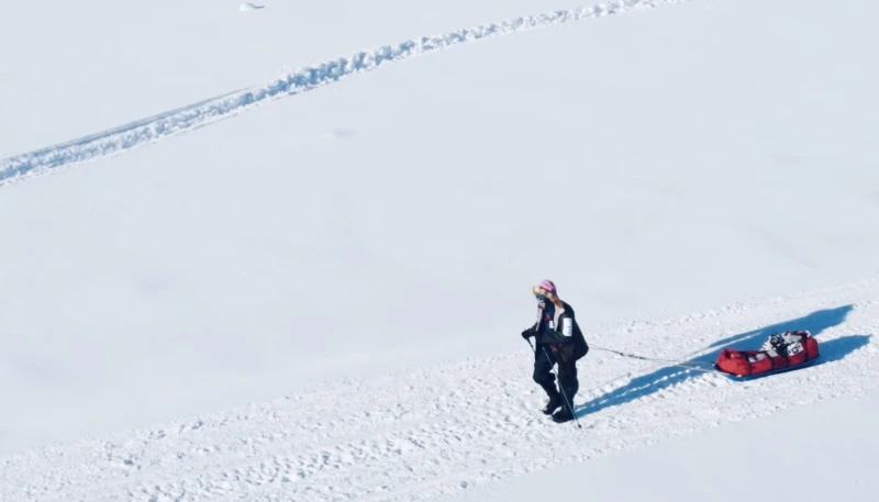 在零下30度中前進。陳彥博提供