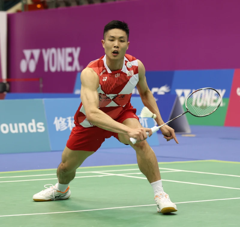 周天成近四年全英賽的成續都沒突破16強。資料照片