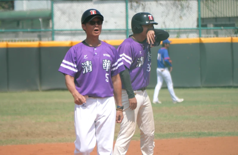 林琨瀚最後一次帶清華大學打大專聯賽。吳敏欣攝