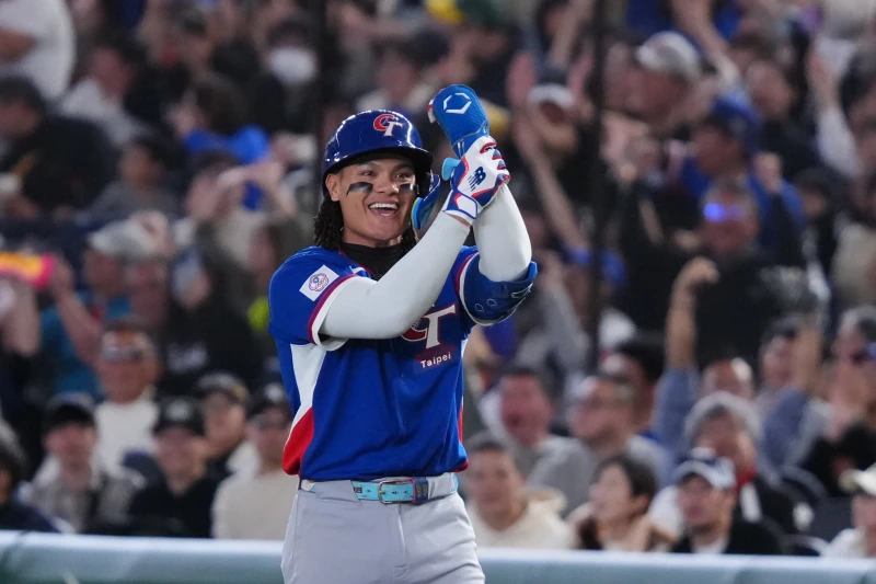 張育成單場3安打。記者劉峻誠攝