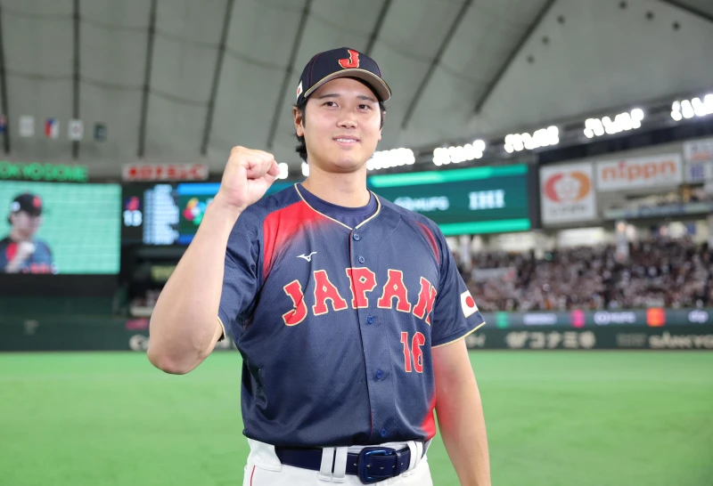 日本國家隊巨星大谷翔平昨對中華隊擊出滿貫砲。法新社