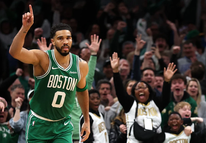 波士頓塞爾提克當家球星坦圖（Jayson Tatum）回來了！法新社