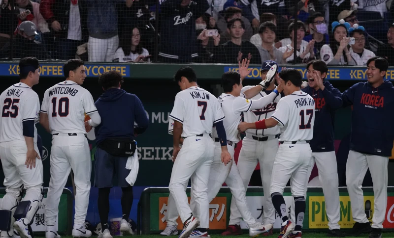 韓國隊。記者劉峻誠攝