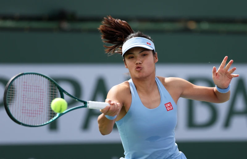 拉杜卡努在印地安泉網賽女單32強慘敗。法新社