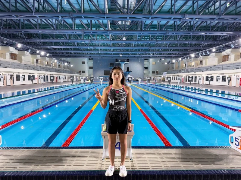 何康婗在今年名古屋亞運可能以13歲年齡成最年輕國手。何兆基提供