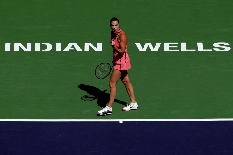 莎芭蓮卡完成復仇晉印地安泉8強。法新社