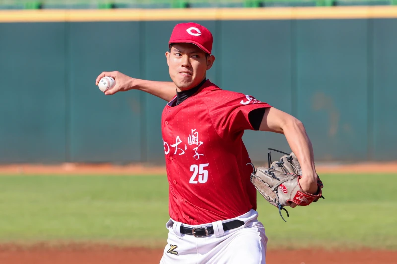 林睿杰先發5.1局奪勝投。大專體總提供