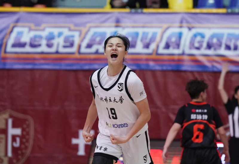 北市大李貞誼16分，含正規賽賽末將戰局拉至延長賽的關鍵進球。大專體總提供