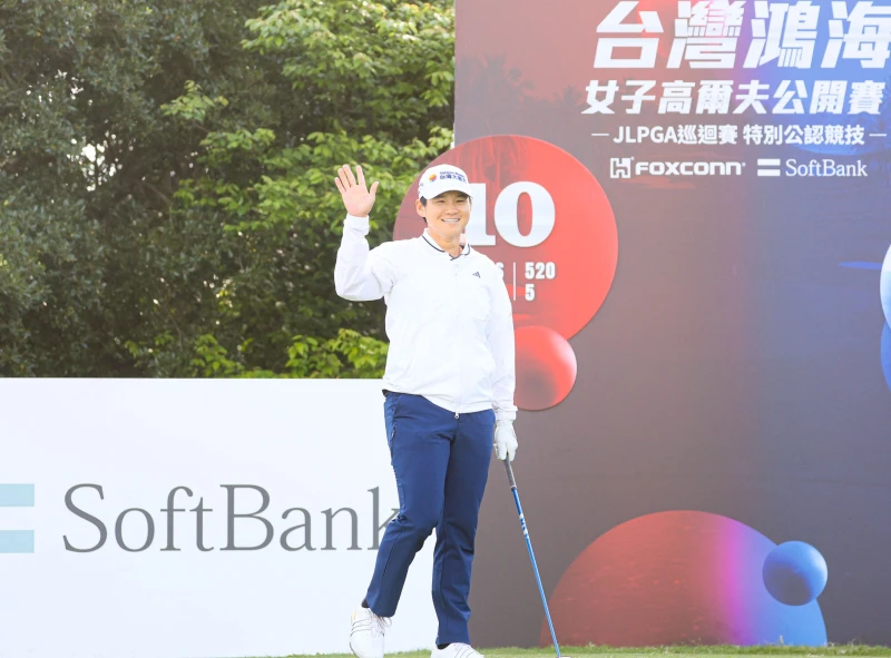 曾雅妮第一回合73桿1暫並列第九名。Tlpga／林聖凱攝 