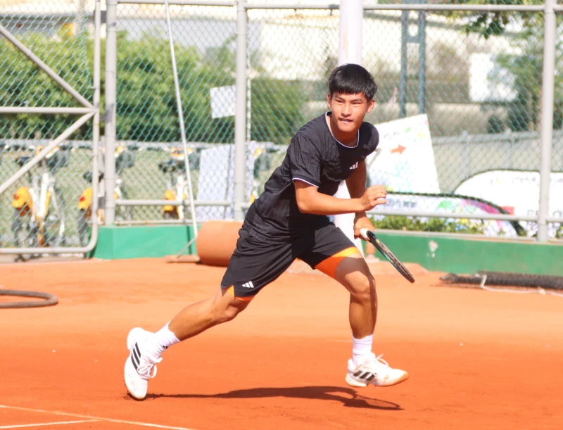 陳冠守要在最後一屆全中運尋求高男單衛冕。四維體育推廣教育基金會 提供