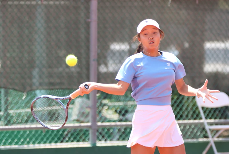 上屆國女單銀牌江妍妮，本屆將全力摘下全中運首金。四維體育推廣教育基金會 提供