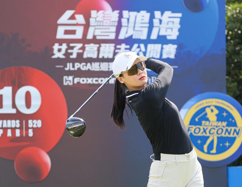 泰國選手布薩巴甘Nook Sukapan以兩回合總桿144桿E暫居第二名。Tlpga／林聖凱攝 