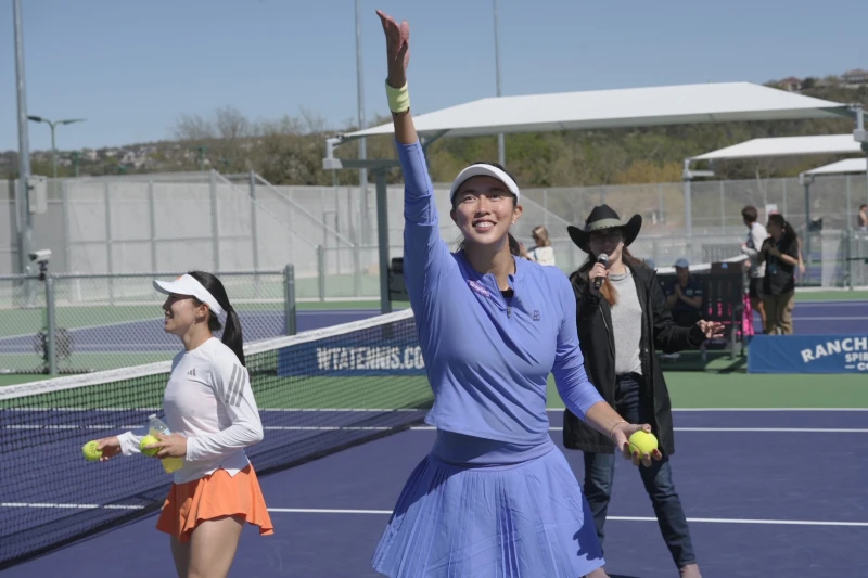詹皓晴打進奧斯汀女雙４強。劉雪貞提供